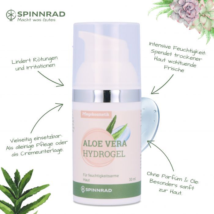 Aloe Vera Hydrogel kaufen  Feuchtigkeit & Frische fr deine Haut<br>