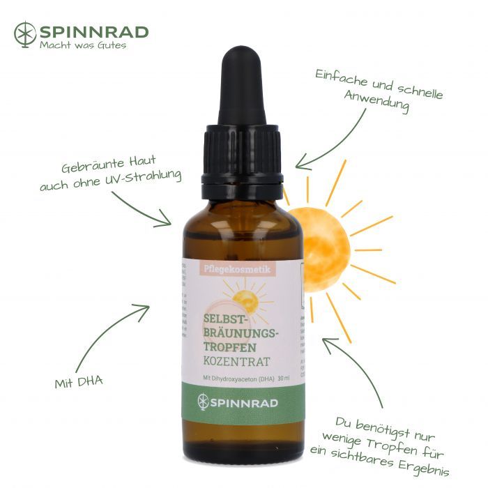 Sonnenlose Bräunungstropfen | Zur Melanin-Steigerung | Für Gesicht & Körper | 60 Ml | 3er-Pack