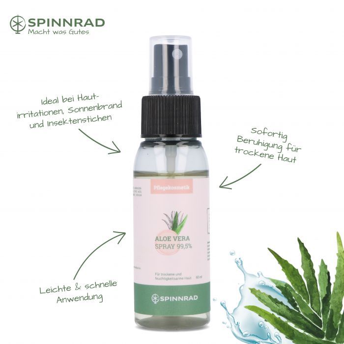 Aloe Vera Spray von Spinnrad kaufen  Erfrischung & Pflege<br>
